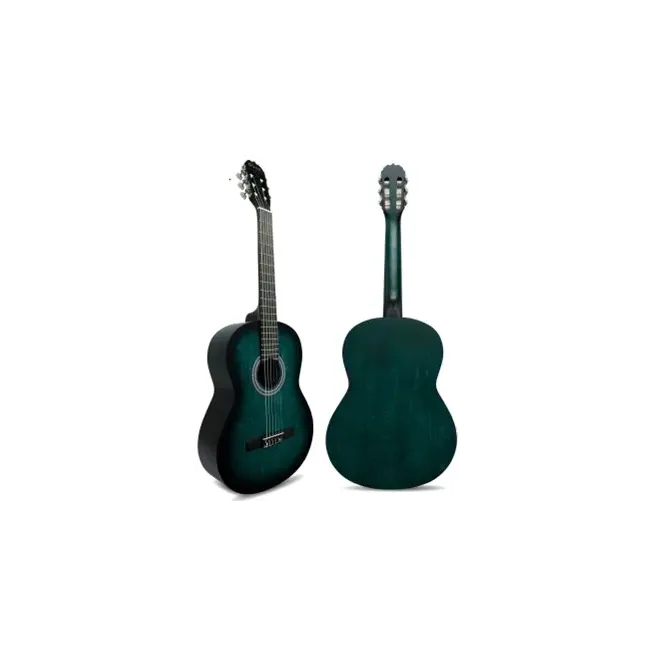 SGCH39GR Guitarra clásica verde vintage SEGOVIA