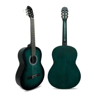 SGCH39GR Guitarra clásica verde vintage SEGOVIA