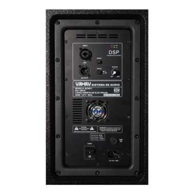 Subwoofer amplificado VAMAV VSP18 de 18 pulgadas y 900W RMS