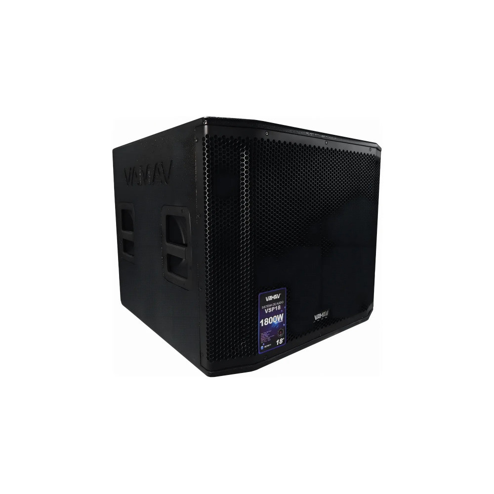 Subwoofer amplificado VAMAV VSP18 de 18 pulgadas y 900W RMS