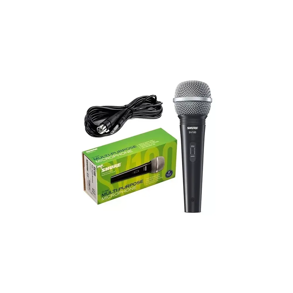 SV100S Micrófono bobina movil C/Cable SHURE SV100S Micrófono bobina movil C/Cable SHURE