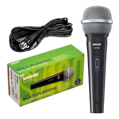 SV100S Micrófono bobina movil C/Cable SHURE