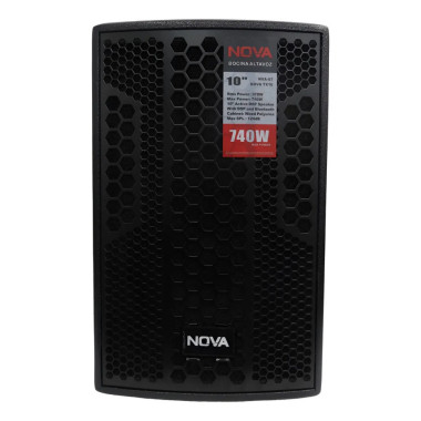 Bocina activa VAMAV NOVA TX10 de 10 pulgadas y 370W RMS