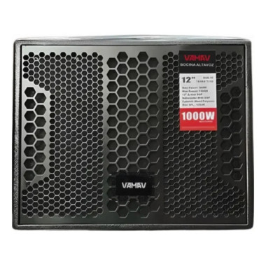 Subwoofer amplificado VAMAV Terra TX12 de 12 pulgadas y 500W RMS