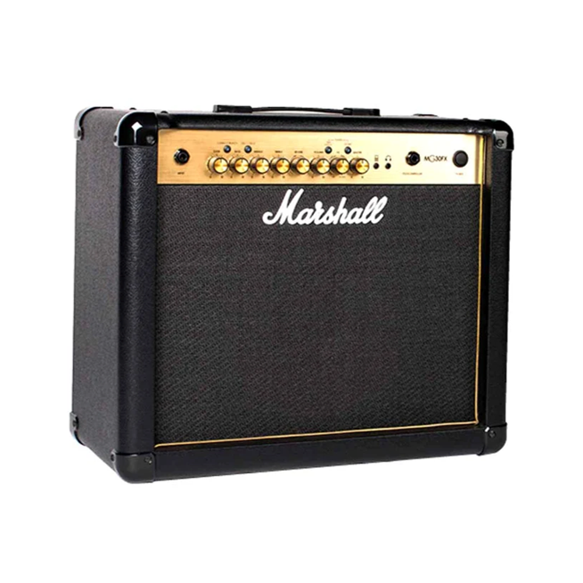 MG30GFX Amplificador Combo Guitarra 30w Serie Gold Color Negro/oro MARSHALL