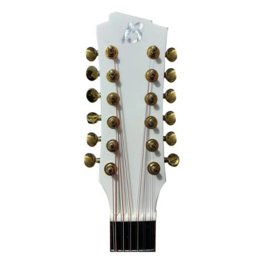 GA4012WH Guitarra Electroacustica 12 Cuerdas Docerola Blanca BAMBOO