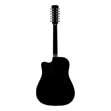 GA4012BKQAR Guitarra Electroacústica   Ga-4012-bk-q Docerola Negra BAMBOO