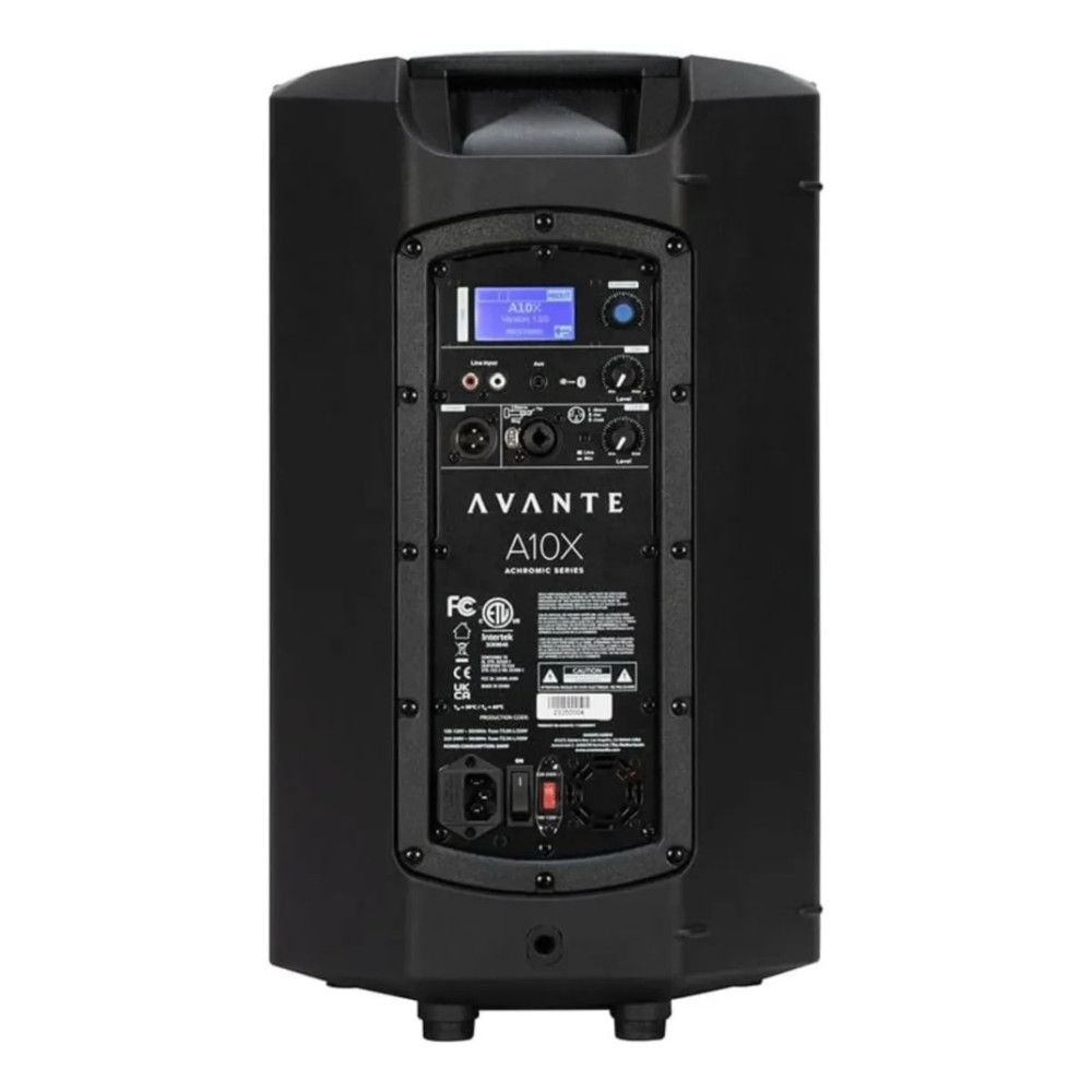 Bafle activo AVANTE A10X de 10" y 1000W pico con Bluetooth, DSP y diseño 2 vías.