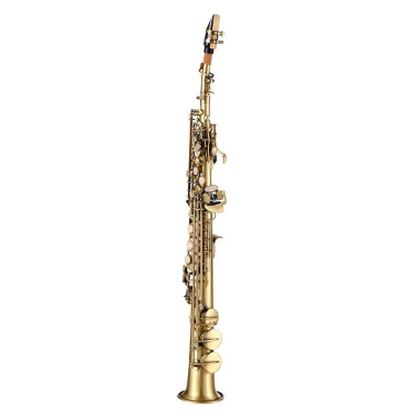 SLSX007 Saxofón Soprano Recto Laqueado marca SILVERTONE