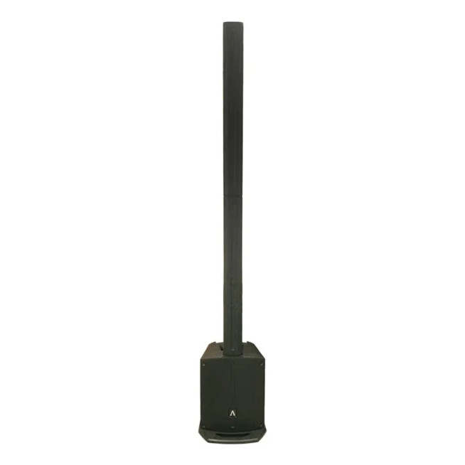 Sistema en columna AVANTE AS8 con subwoofer activo de 8" y 800W pico.