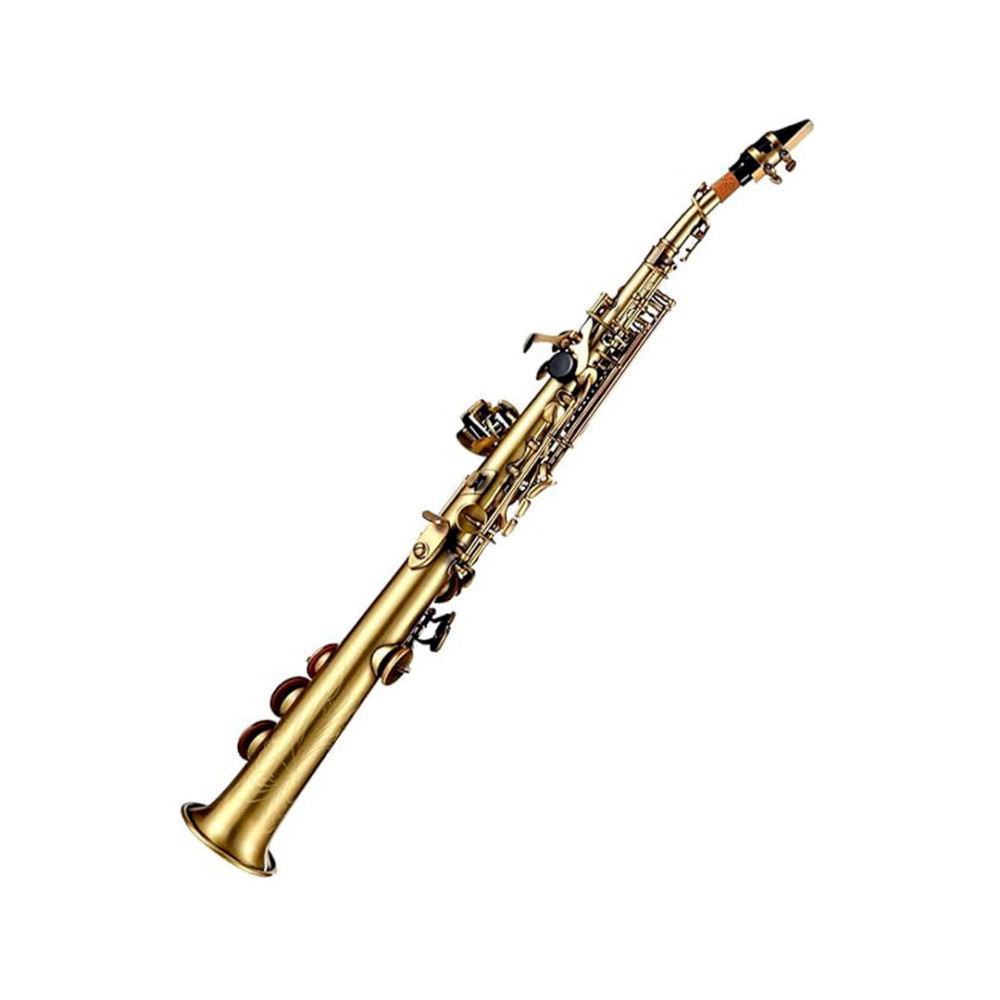 SLSX007 Saxofón Soprano Recto Laqueado marca SILVERTONE