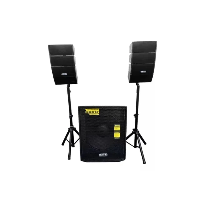 JZGXDS1000SB Sistema array auto amplificado bluethooth JZG