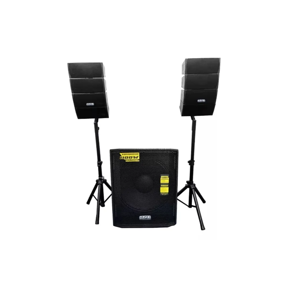 JZGXDS1000SB Sistema array auto amplificado bluethooth JZG