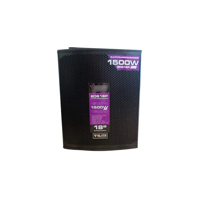 EDS18P Subwoofer 18 mplificado 1500W Pro audio aleman ELITE