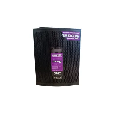 EDS18P Subwoofer 18 mplificado 1500W Pro audio aleman ELITE