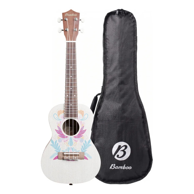 U23FESTIVALS Ukelele Concierto Festival Blanco BAMBOO