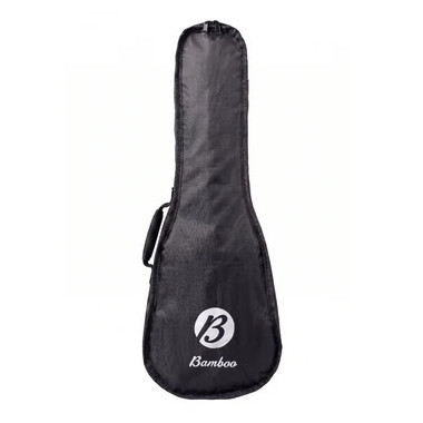 U21BLACKMANDALA Ukulele soprano Negro con Mandala BAMBOO