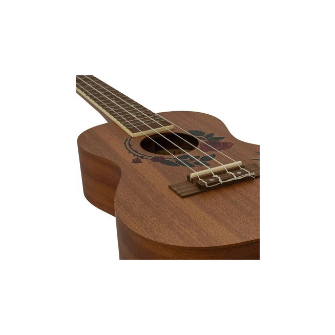 U23ROSESS Ukelele Concierto Diseño Roses BAMBOO