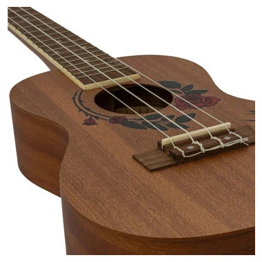 U23ROSESS Ukelele Concierto Diseño Roses BAMBOO