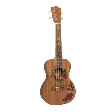U23ROSESS Ukelele Concierto Diseño Roses BAMBOO