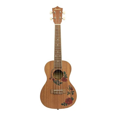 U23ROSESS Ukelele Concierto Diseño Roses BAMBOO
