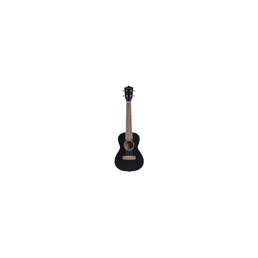 U23UK Ukelele Concierto Estudio Negro Con Funda