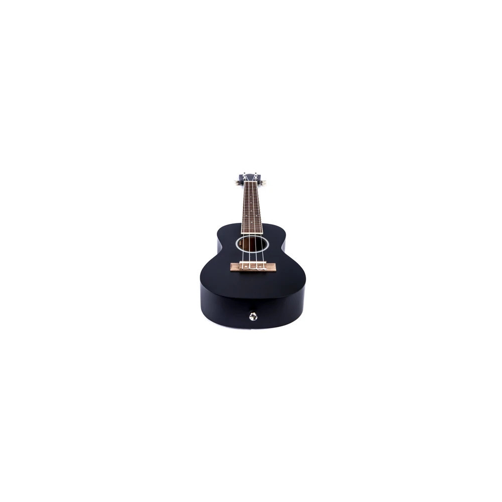 U23UK Ukelele Concierto Estudio Negro Con Funda