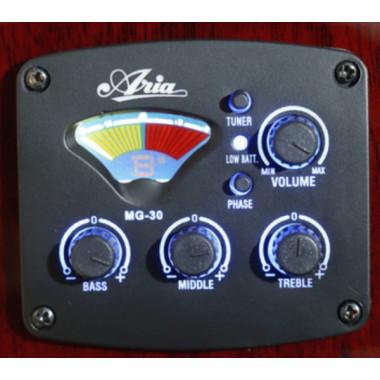 Aria FET-R1/12 N Guitarra Docerola Electroacústica 12 Cuerdas