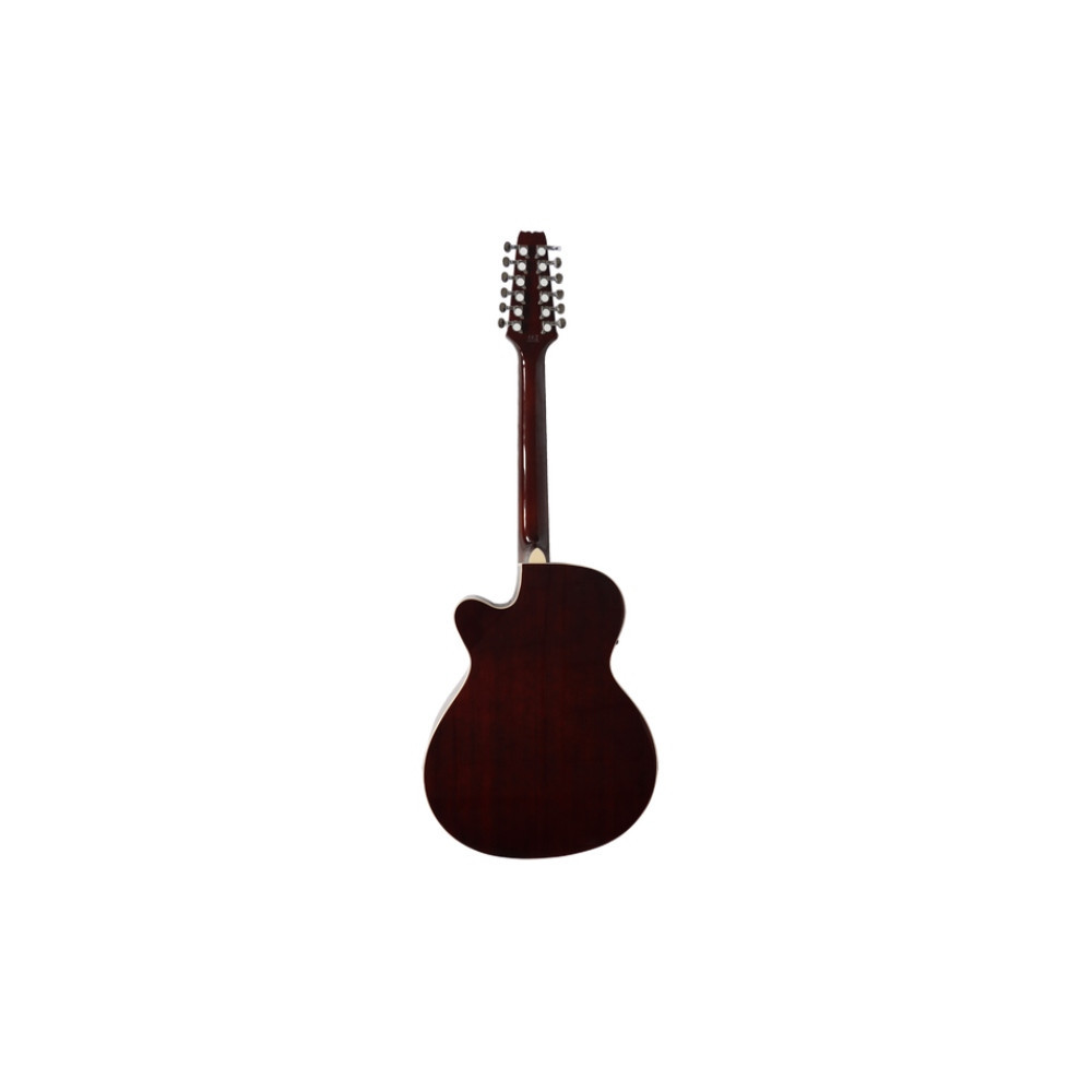 Guitarra Electroacústica Docerola ARIA FET-R1/12 BKTP Negra 12 Cuerdas