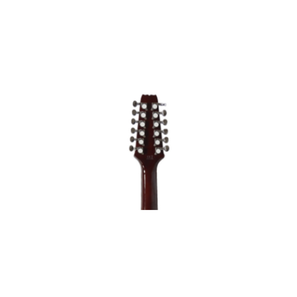 Guitarra Electroacústica Docerola ARIA FET-R1/12 BKTP Negra 12 Cuerdas