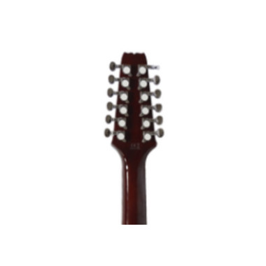 Guitarra Electroacústica Docerola ARIA FET-R1/12 BKTP Negra 12 Cuerdas