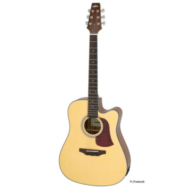 Guitarra Electroacústica ARIA AD-10CE N Natural 6 Cuerdas