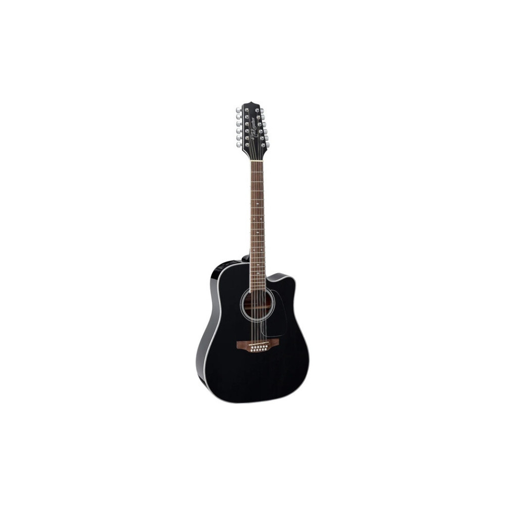Takamine GD38CE BLK Guitarra Docerola Electroacústica Negra