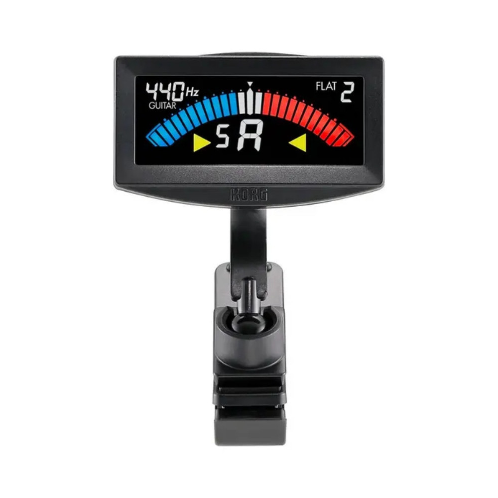 KORG AW4GBK PitchCrow-G Afinador de Clip para Guitarra y Bajo