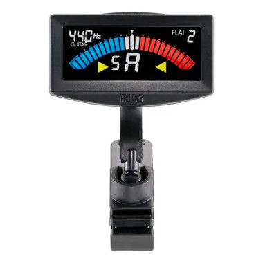 KORG AW4GBK PitchCrow-G Afinador de Clip para Guitarra y Bajo