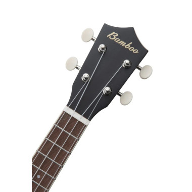 U23VIOBK Ukulele Violin Negro BAMBOO
