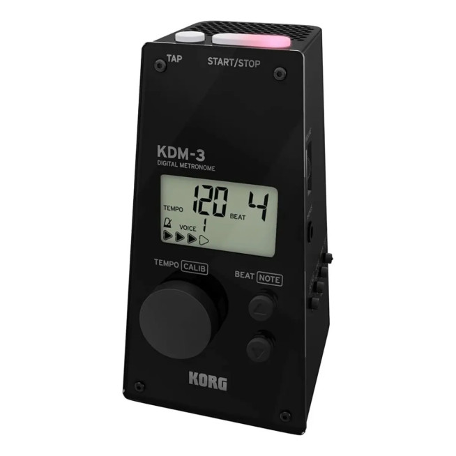 KDM3BK Metrónomo Digital Portátil Negro