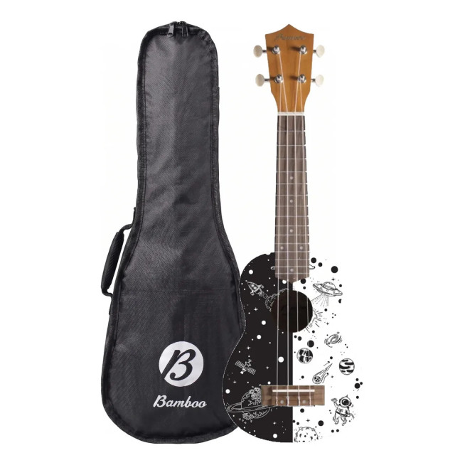 U21GALACTICA Ukulele Soprano BAMBOO