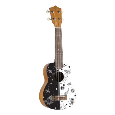 U21GALACTICA Ukulele Soprano BAMBOO
