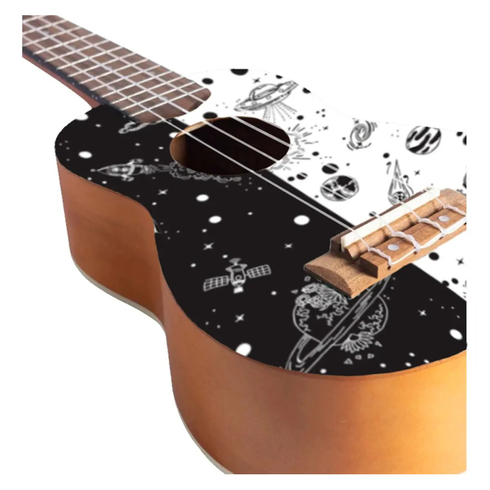 U21GALACTICA Ukulele Soprano BAMBOO