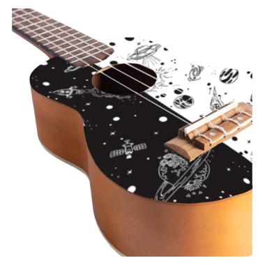 U21GALACTICA Ukulele Soprano BAMBOO