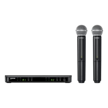 BLX288/PG58-J11 Micrófono Dual  Negro SHURE.
