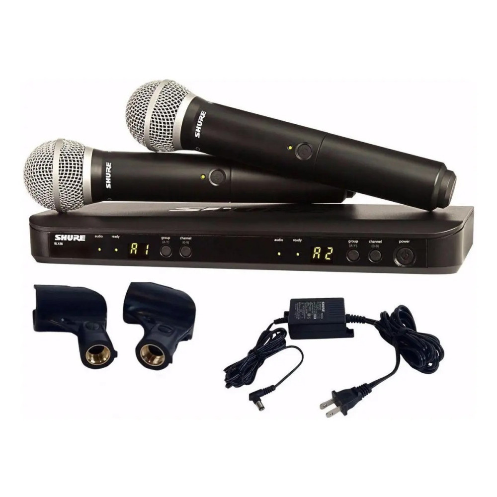 BLX288/PG58-J11 Micrófono Dual  Negro SHURE.