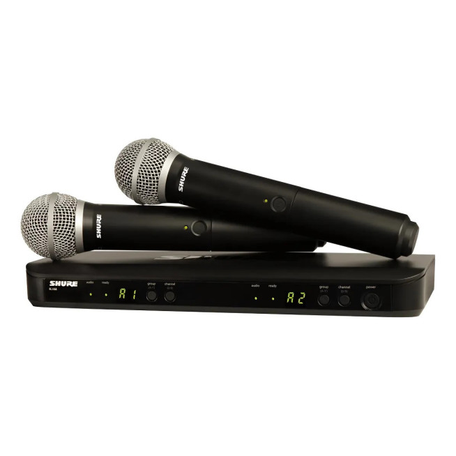 BLX288/PG58-J11 Micrófono Dual  Negro SHURE.