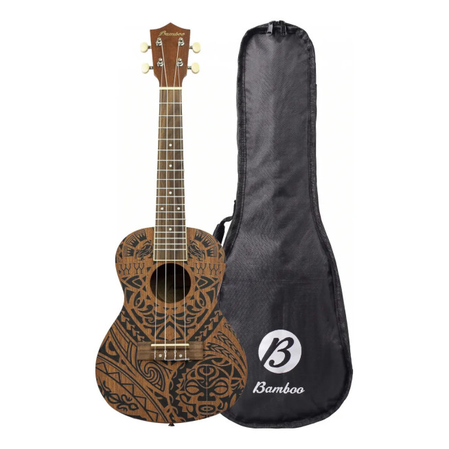 U23TRIBAL Ukulele Tribal Soprano BAMBOO