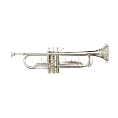INV09 Trompeta Sib Niquelada con doble llave 3N marca SILVERTONE