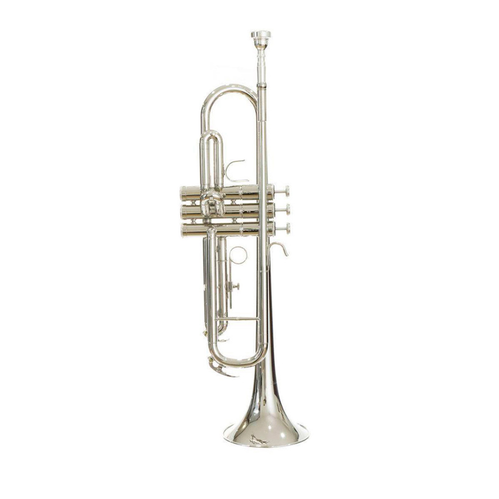 INV09 Trompeta Sib Niquelada con doble llave 3N marca SILVERTONE