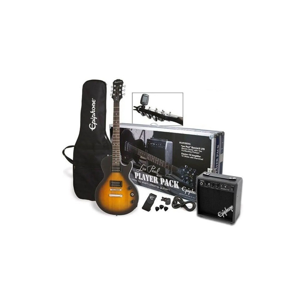 Epiphone PPEG-EGL1VSCH1 Les Paul Player Pack Vintage Sunburst