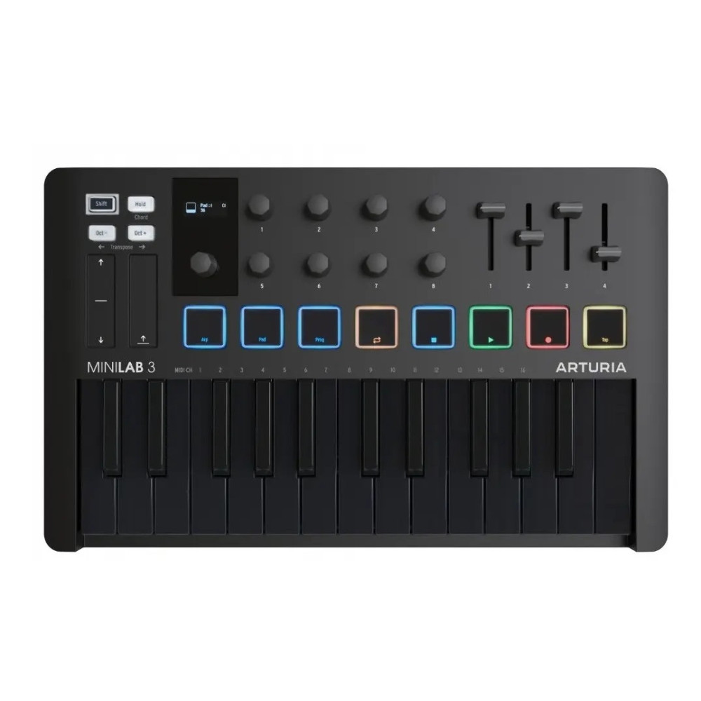MINILAB3DB Minilab 3 Black Controlador Midi 25 teclas  ARTURIA.