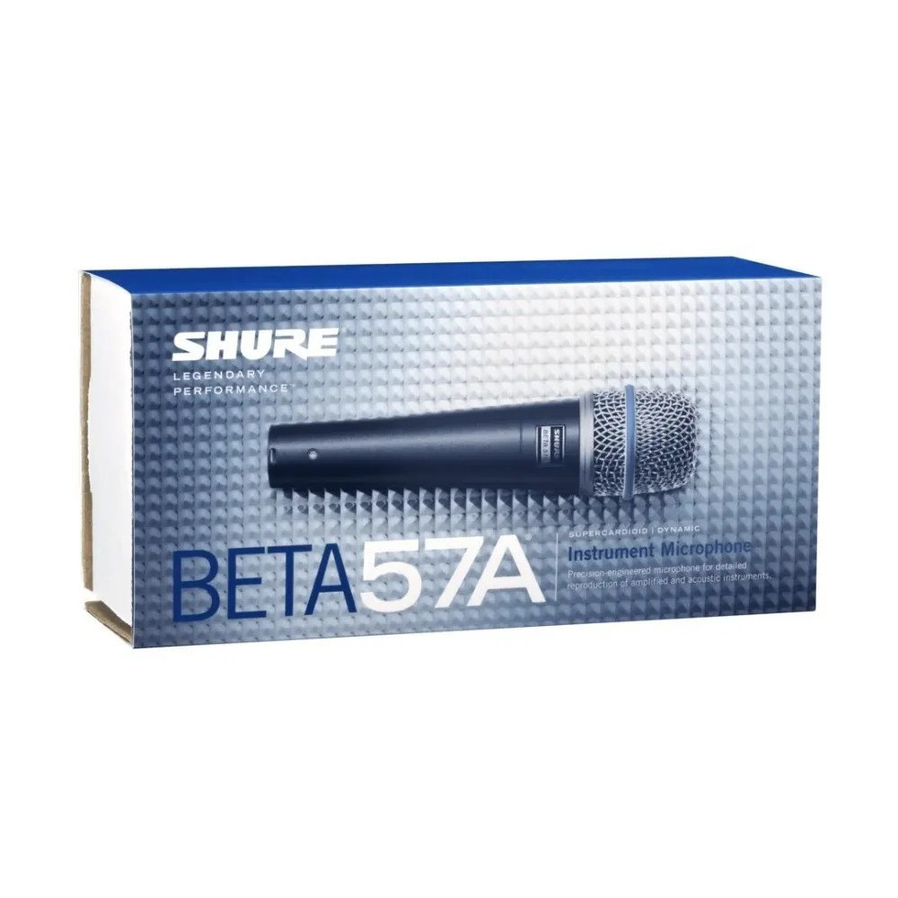 BETA57A  Micrófono para voz o instrumento cardioide SHURE.